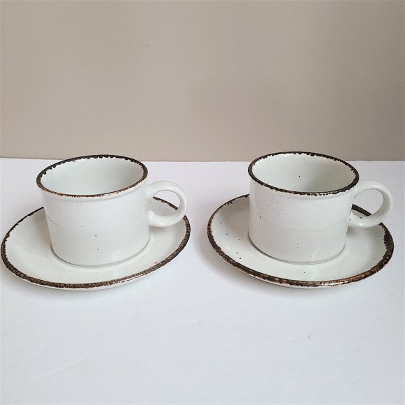 2 vintage Stonehenge Midwinter cups with saucers. - Picture 1 of 4